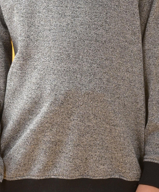 BLACK SPACE DYED SWEATSHIRT - BLACK - Anthrilo