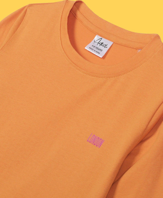 LONDON MUSTARD GIRLS LONG SLEEVES T-SHIRT - MUSTARD - Anthrilo