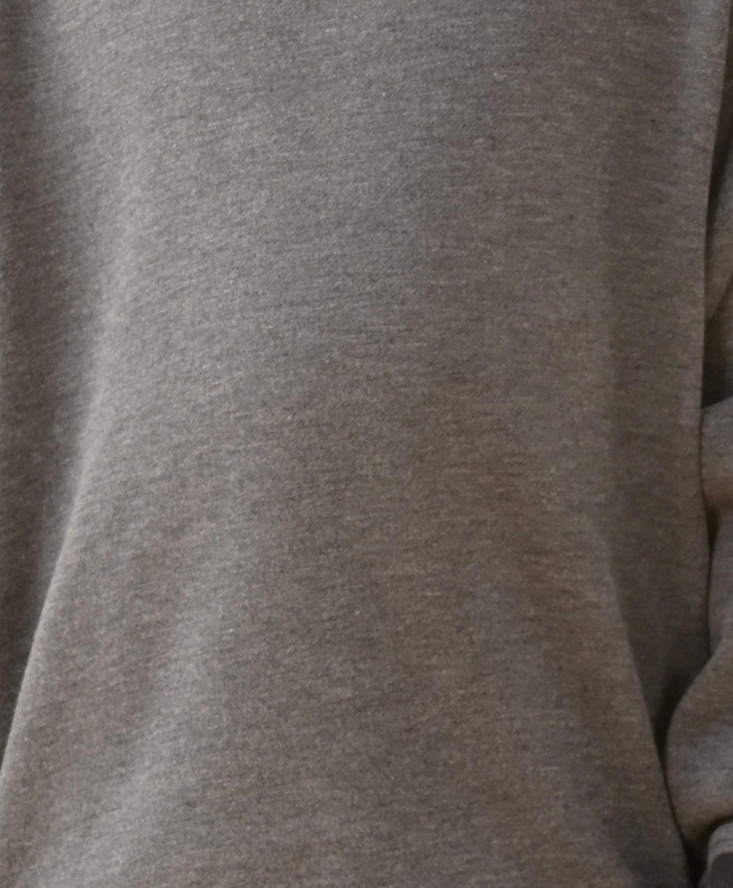 BLACK MELANGE FLEECE SWEATSHIRT - BLACK - Anthrilo