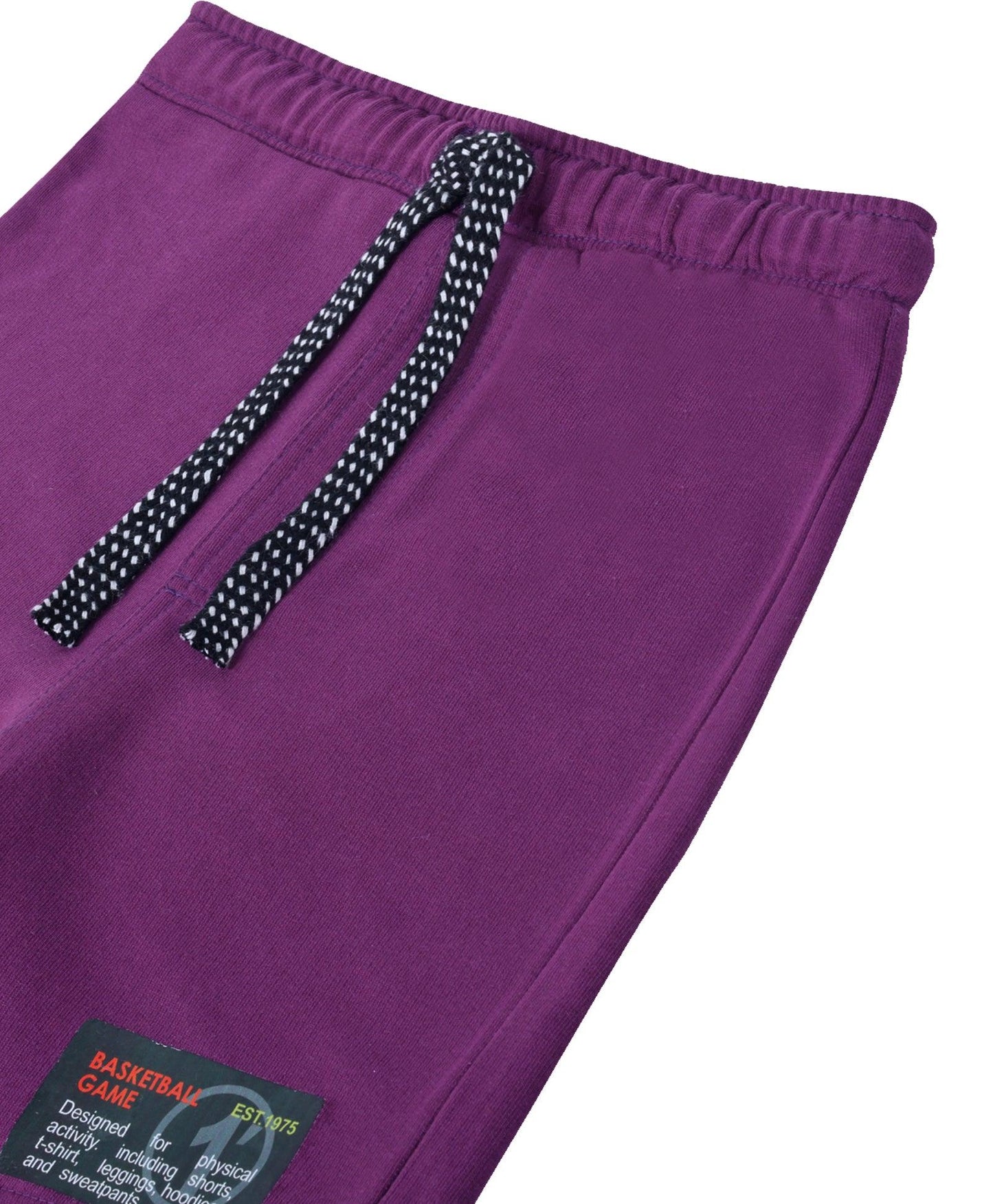 BASKETBALL DARK PURPLE BOYS SHORTS - PURPLE