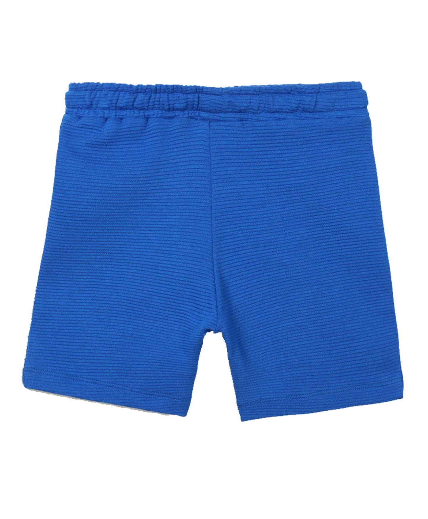 ROYAL TEXTURE STRIPE BOYS SHORTS - BLUE