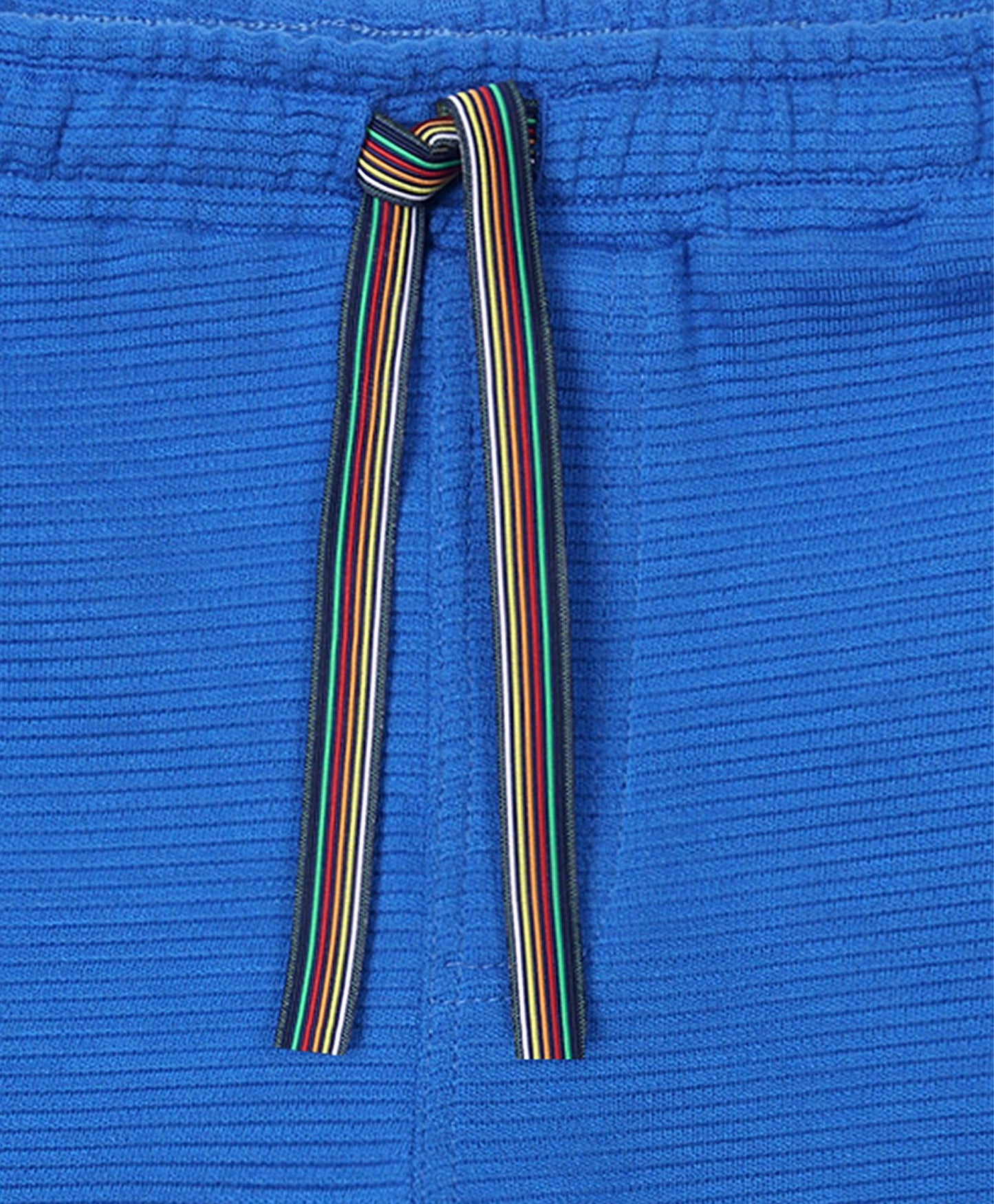 ROYAL TEXTURE STRIPE BOYS SHORTS - BLUE