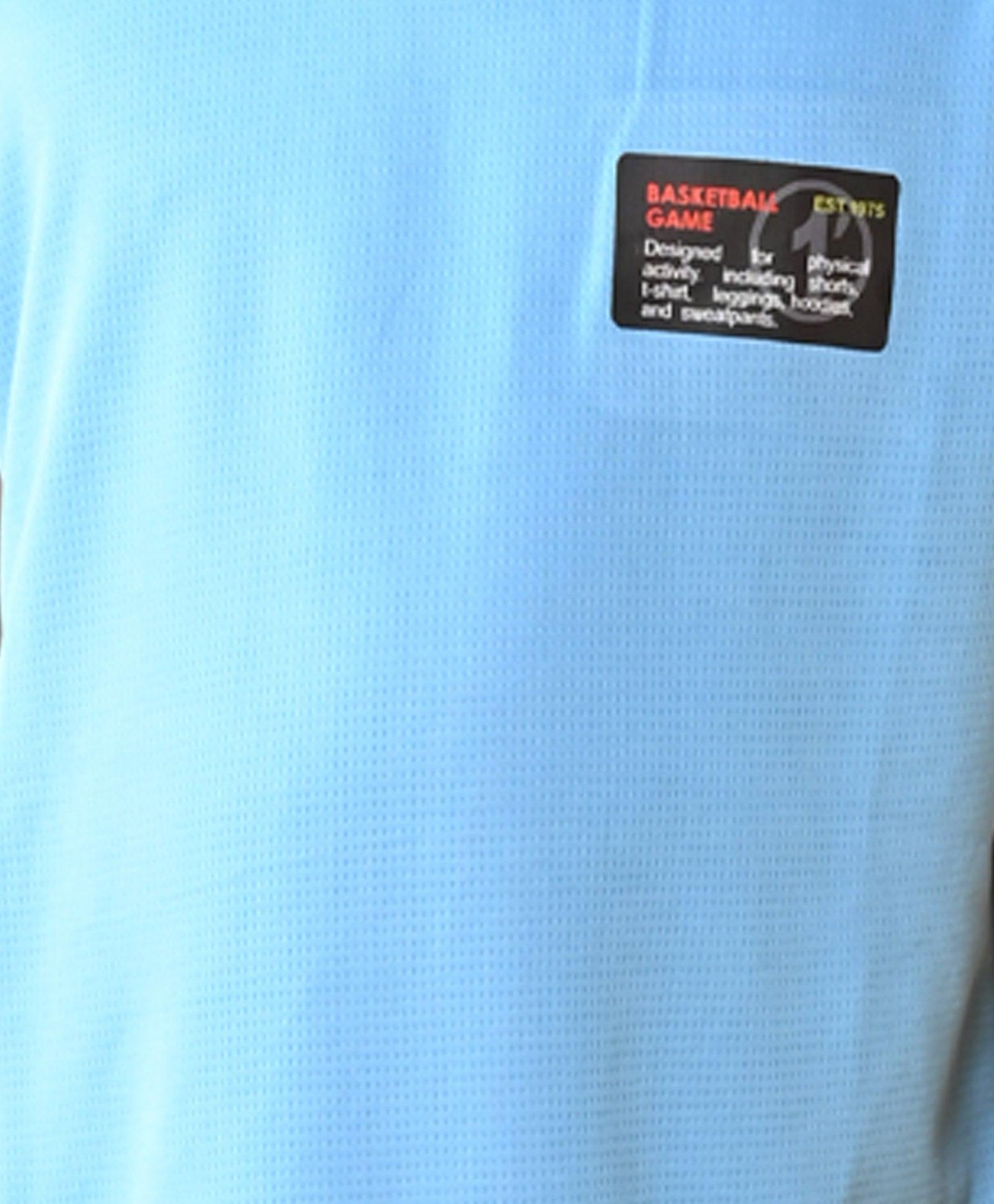 BASKETBALL SPORTY SLEEVELESS T-SHIRT - SKY