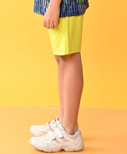 SUMMER YELLOW BOYS SHORTS - YELLOW