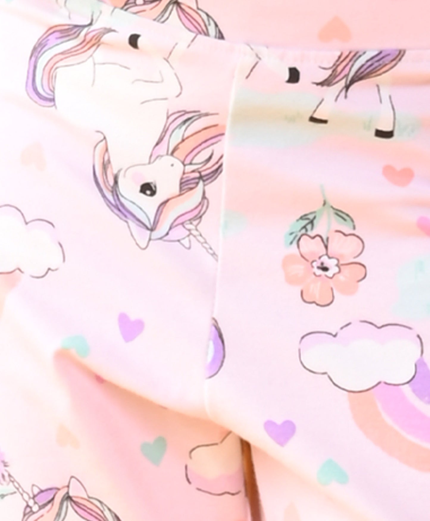 UNICORN HEARTS PINK LEGGING - PINK