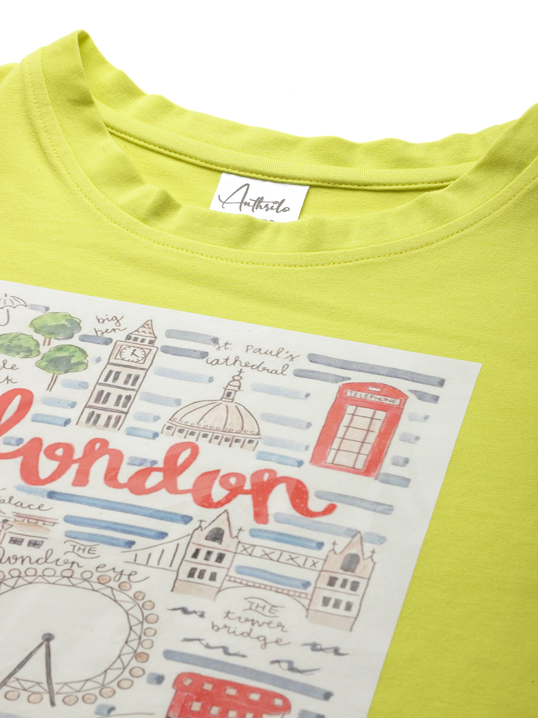 LONDON LIME GIRLS T-SHIRT - GREEN