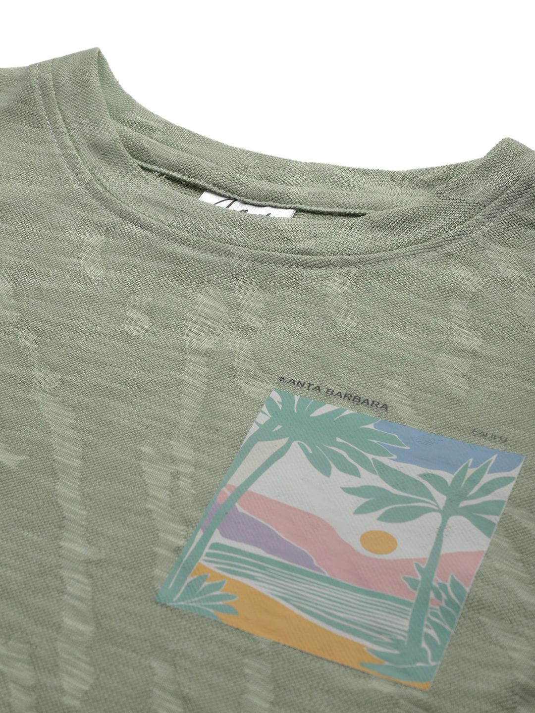 SANTA BARBARA GREEN GIRLS T-SHIRT - GREEN