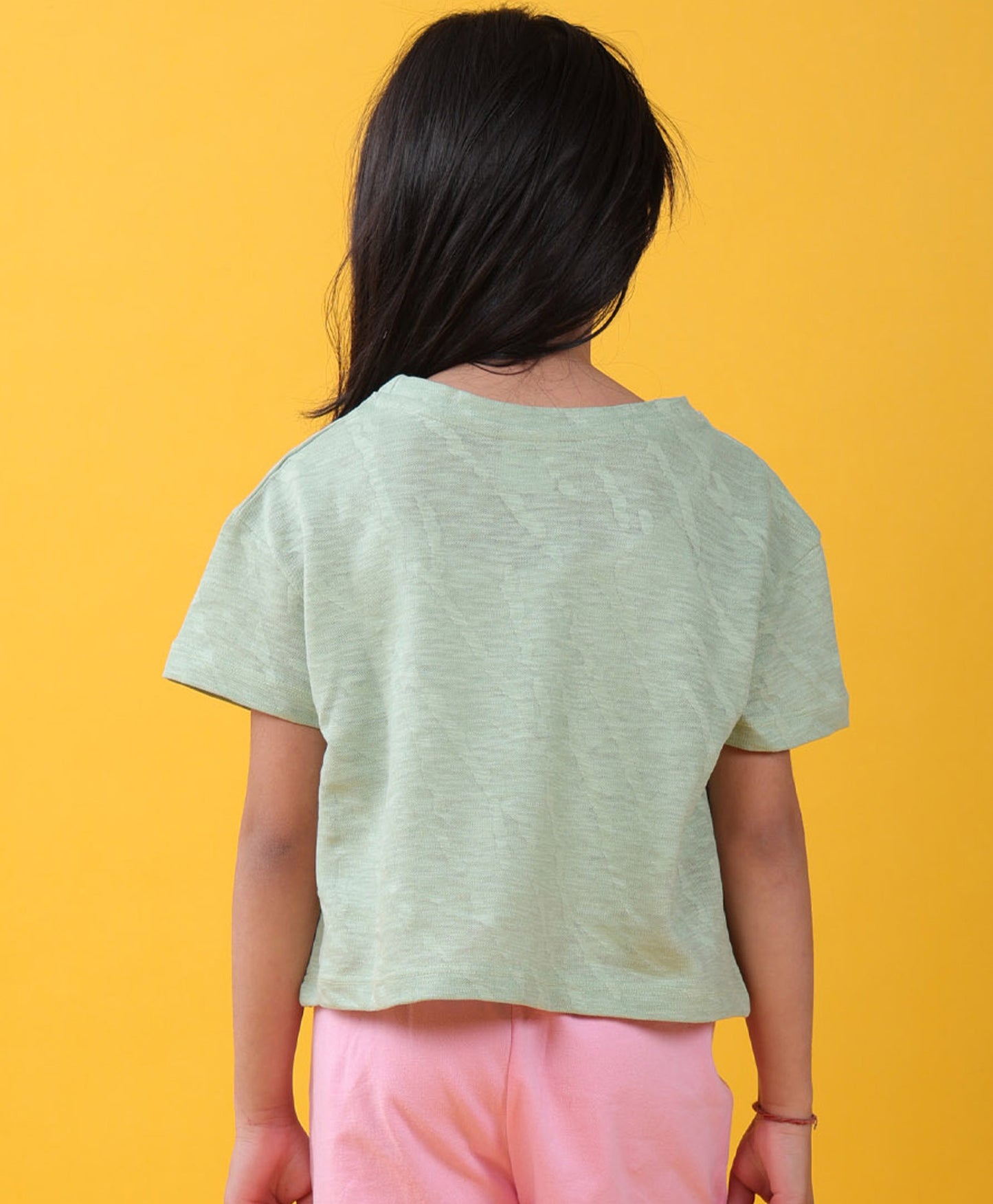 SANTA BARBARA GREEN GIRLS T-SHIRT - GREEN