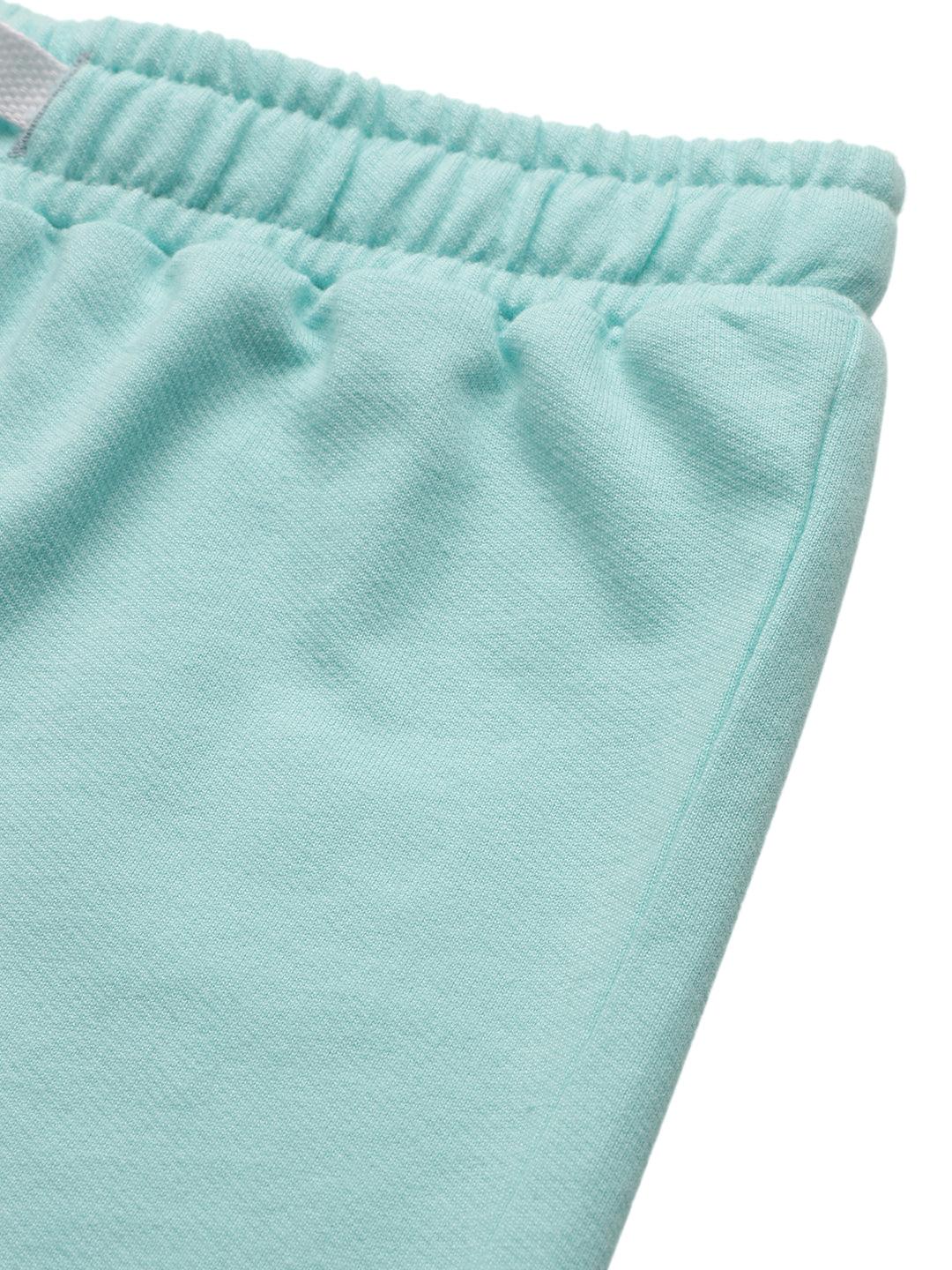 AQUA SUMMER GIRLS SHORTS - AQUA