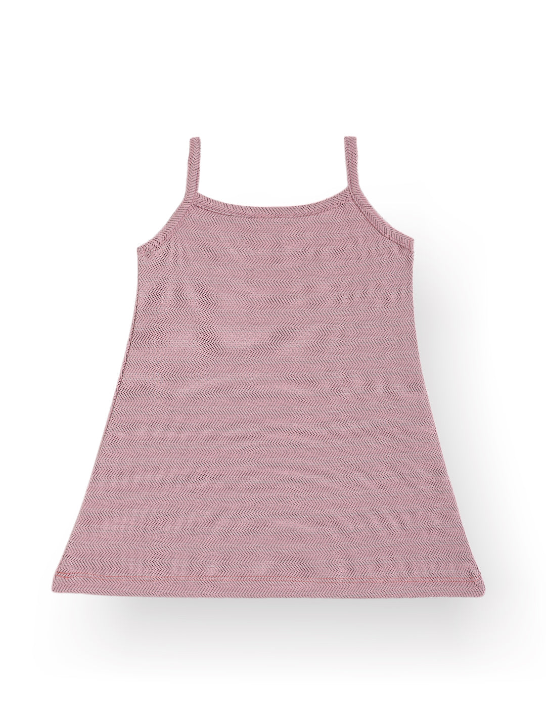 PINK ZIG ZAG HEART SUMMER STRAPPY GIRLS TOP - PINK