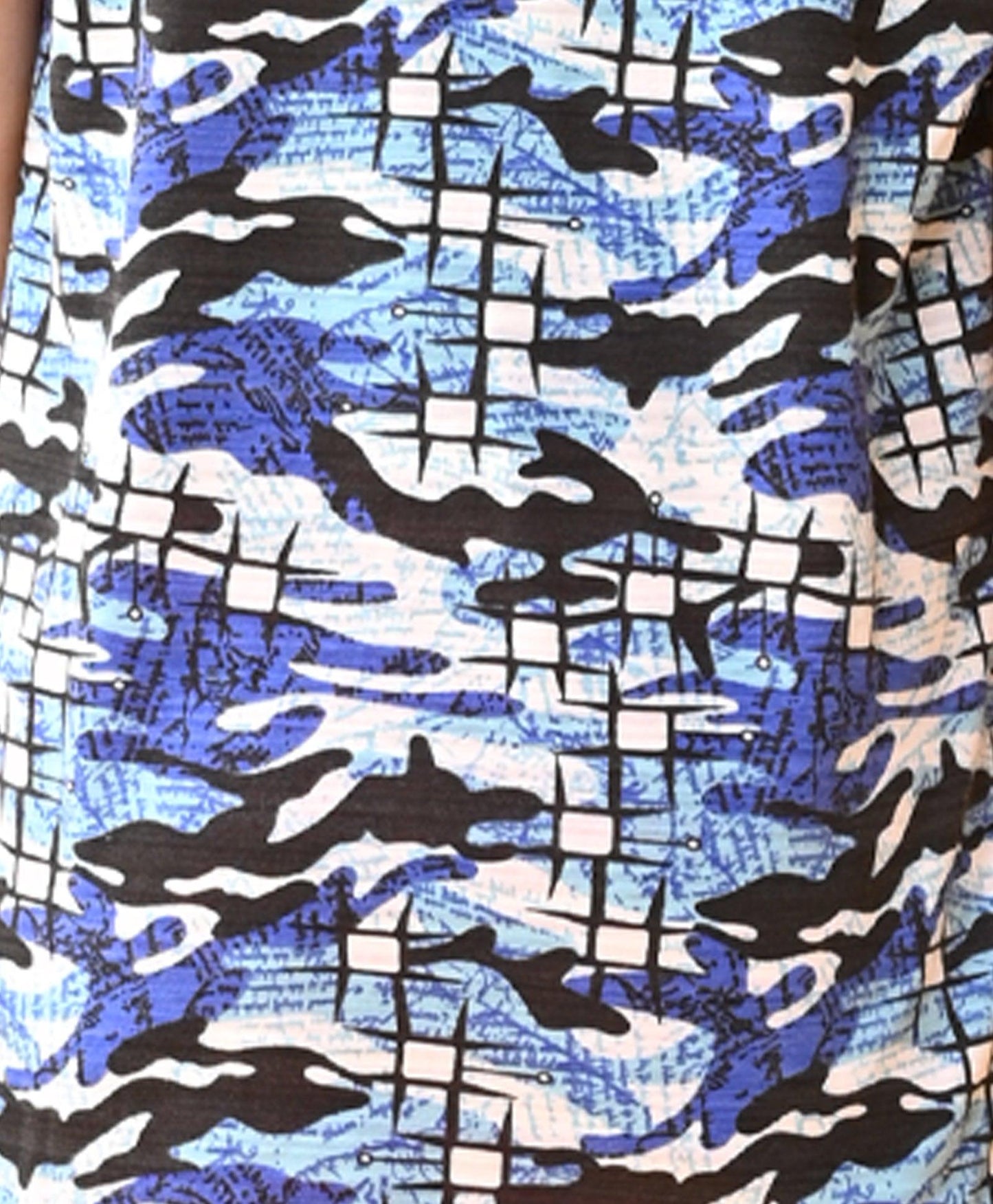 GRAFITTI CAMO RED RIBBED SUMMER BOYS JOGGER SET - WHITE/RED