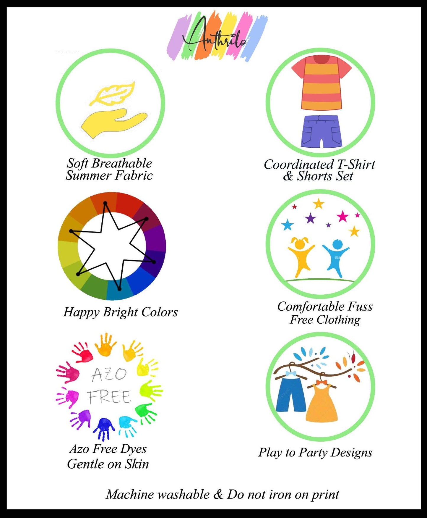 UNICORN FLOWERS STRAPPY PURPLE GIRLS SHORTS SET - PINK/PURPLE