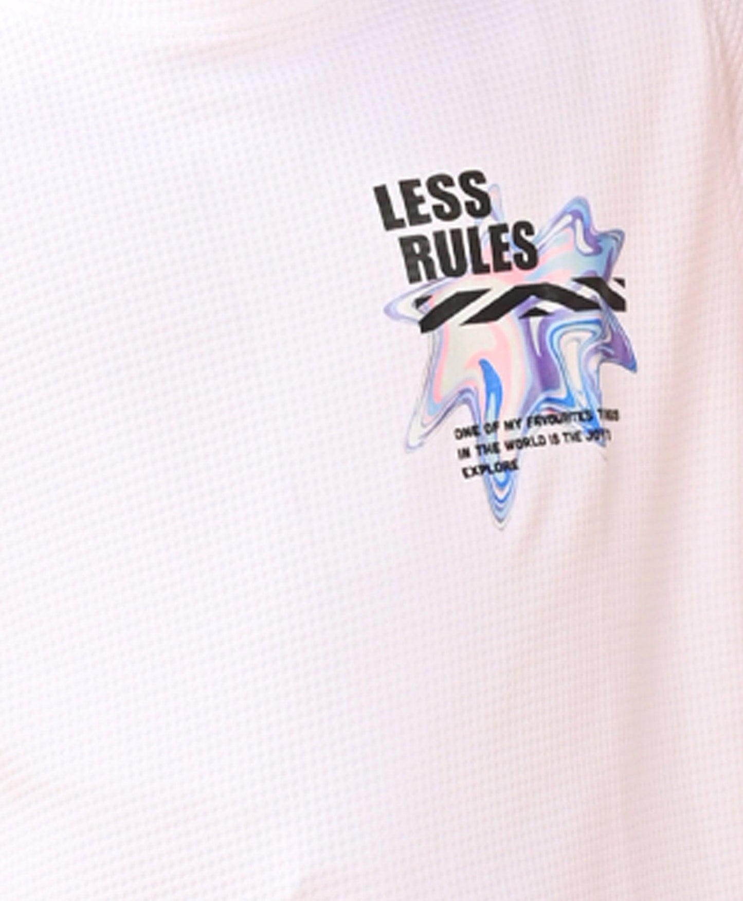 LESS RULES PURPLE SHORTS SET - WHITE/PURPLE