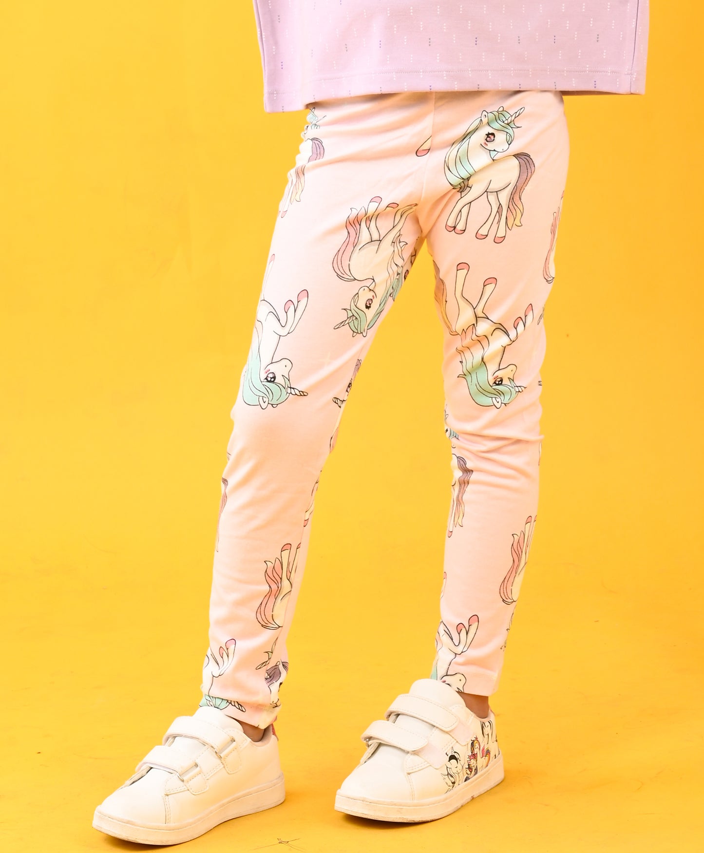 UNICORN STAR GIRLS PINK LEGGING - PINK