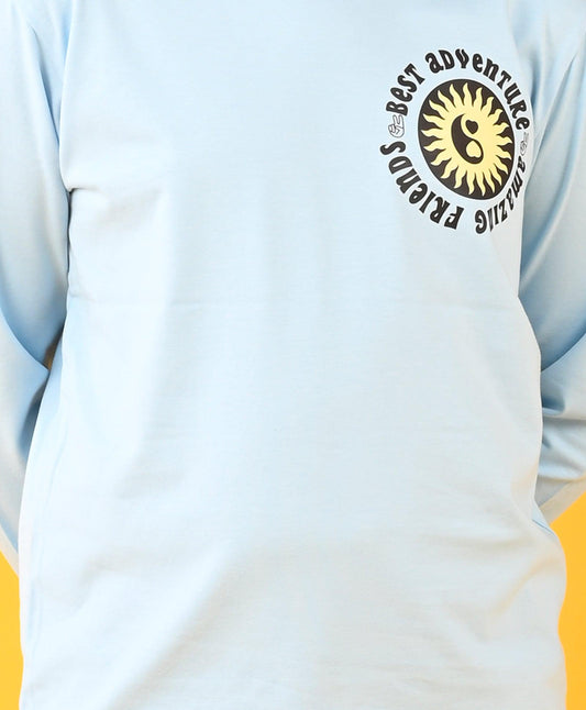 BEST FRIENDS SKY LONG SLEEVES BOYS T-SHIRT - SKY