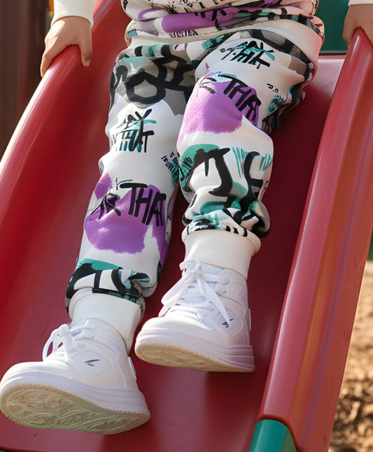 READY FOR THAT FLEECE BOYS JOGGER - WHITE