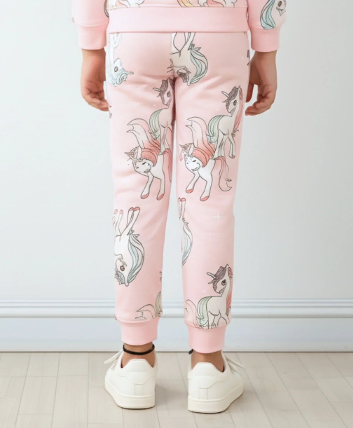 UNICORN STAR PRETTY PINK FLEECE JOGGER - PINK