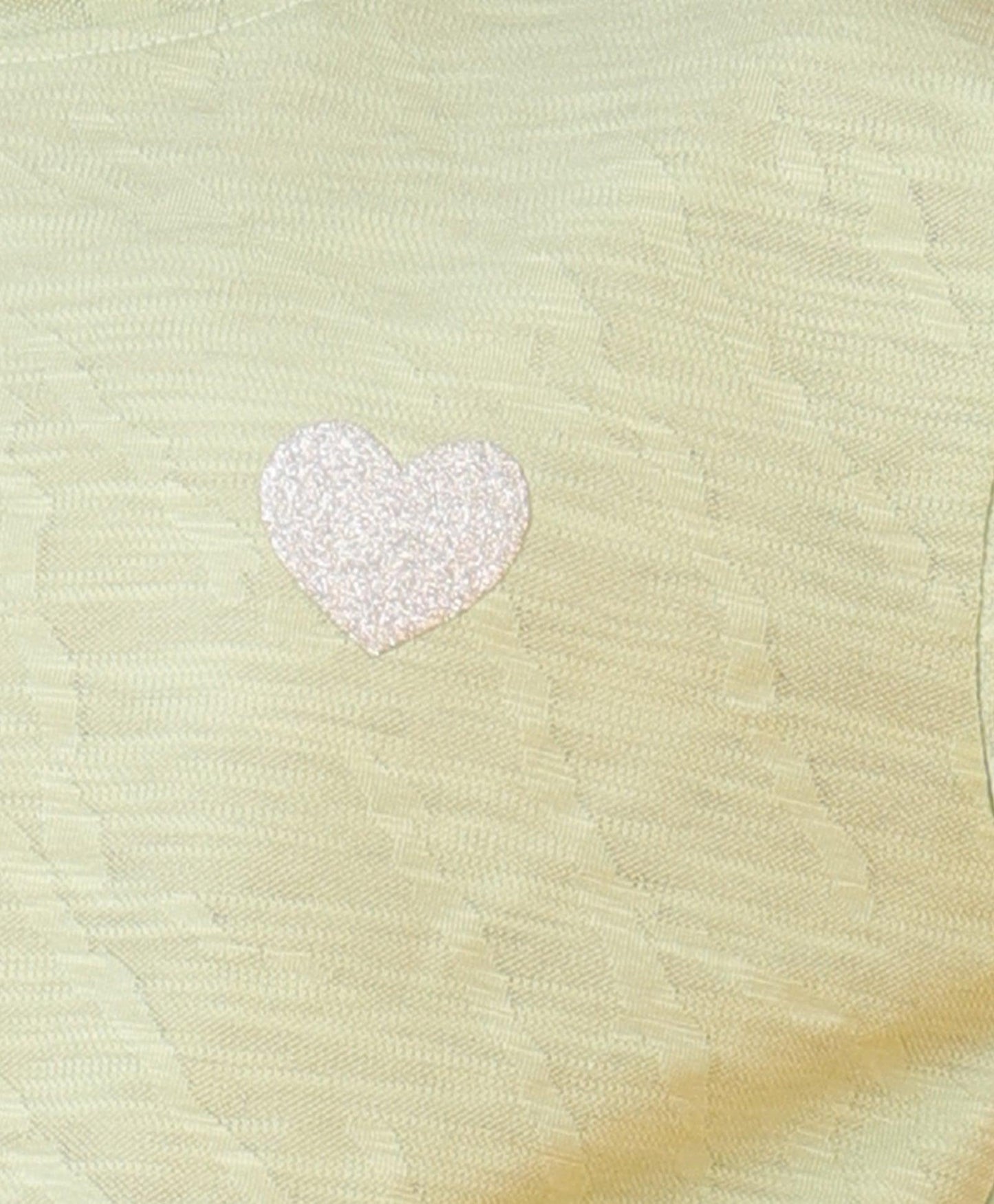 GREEN SILVER HEART SUMMER GIRLS SHORT SLEEVE T-SHIRT - GREEN