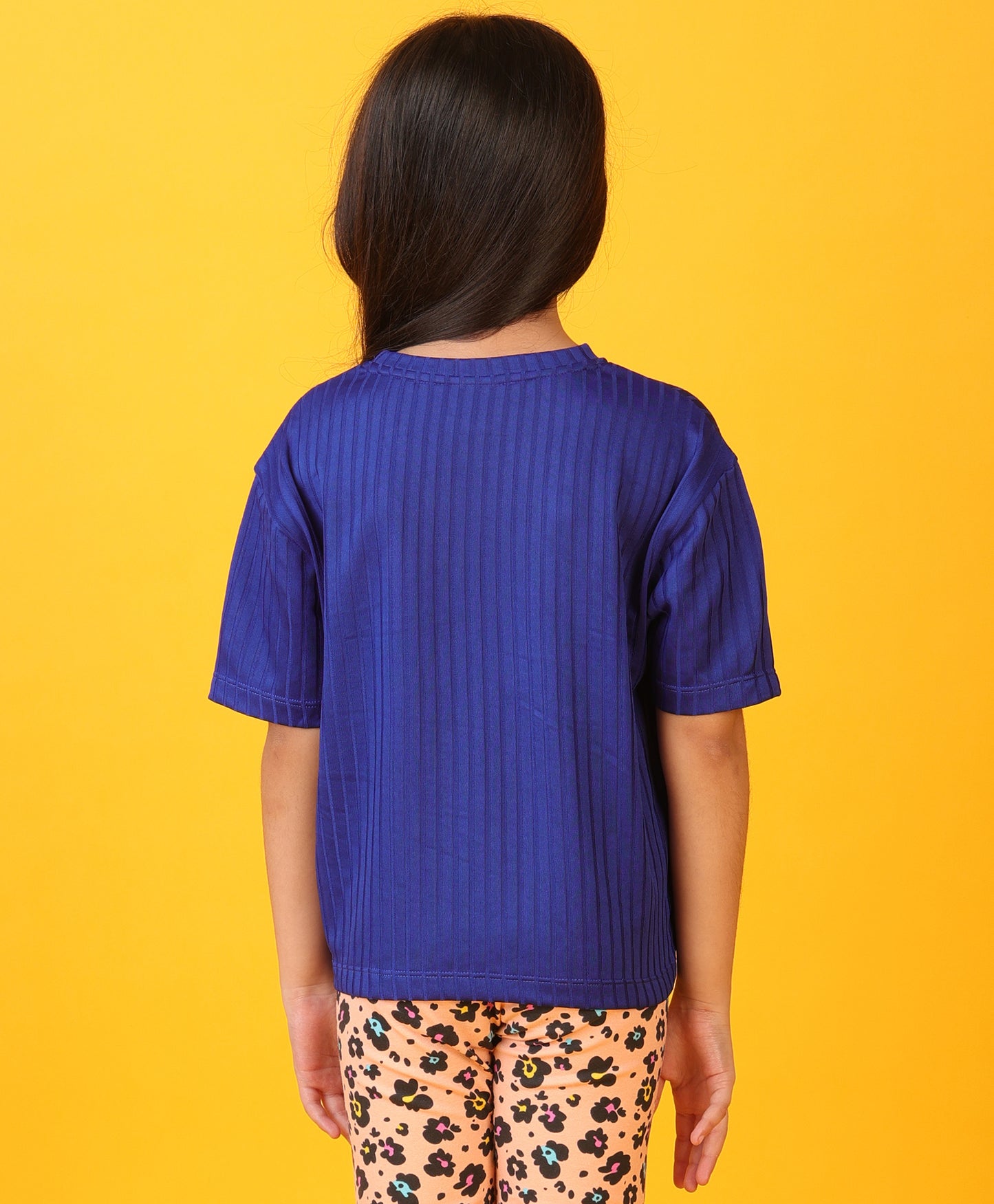 ROYAL POLY SUMMER GIRLS SHORT SLEEVE T-SHIRT - ROYAL