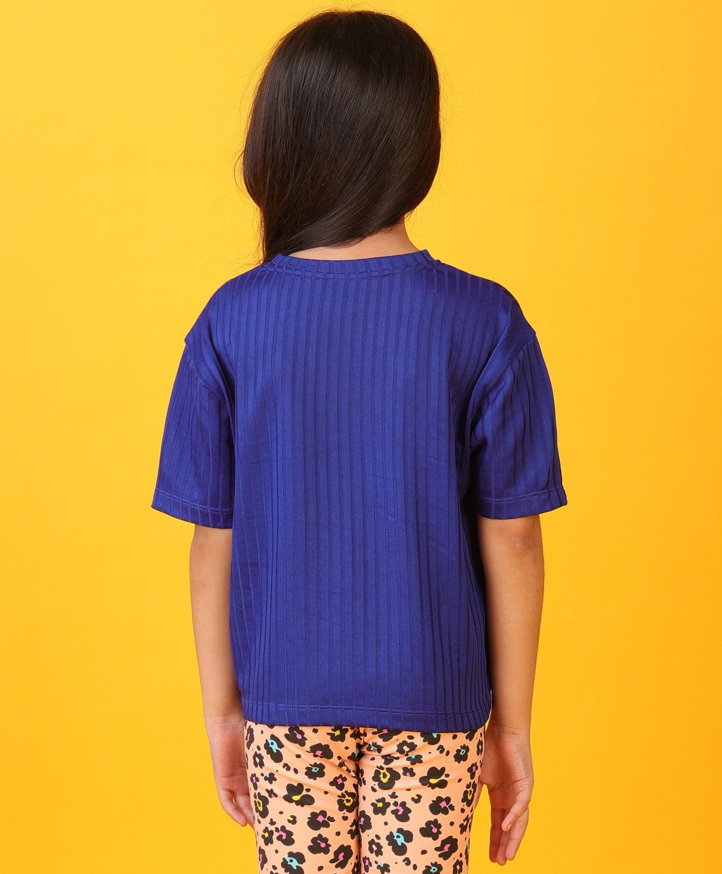 ROYAL POLY SUMMER GIRLS SHORT SLEEVE T-SHIRT - ROYAL