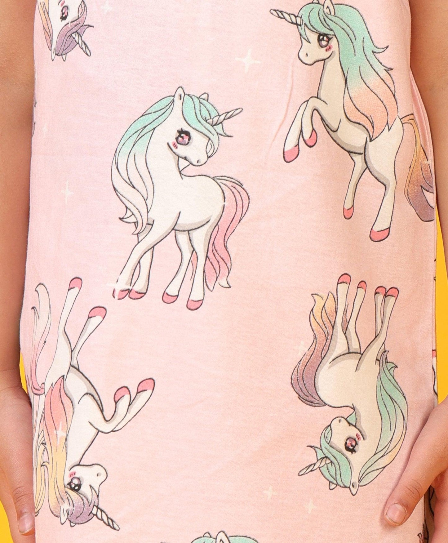 UNICORN STAR PRETTY PINK NIGHT DRESS - PINK