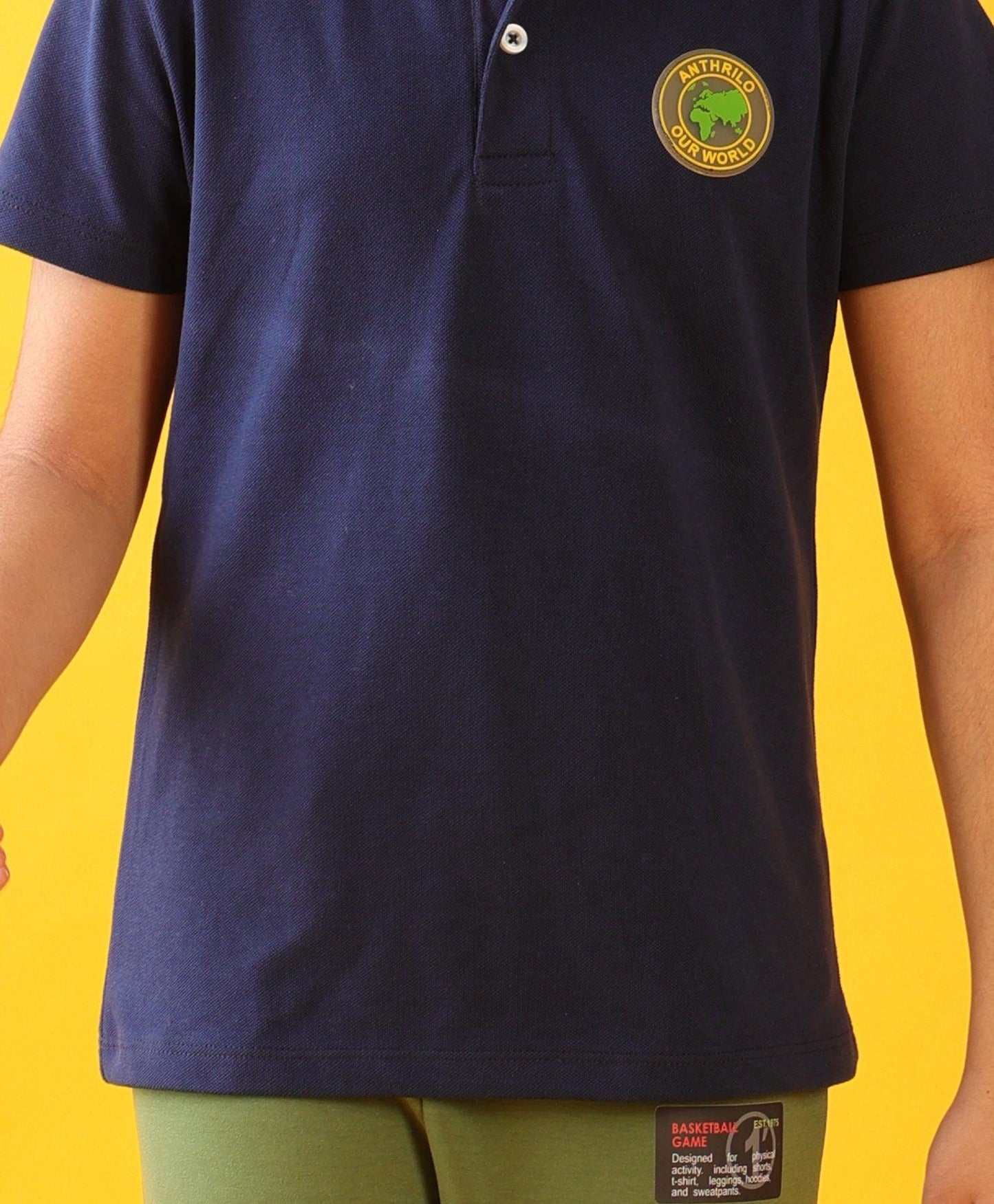 NAVY POLO OLIVE SUMMER BOYS JOGGER SET - NAVY/OLIVE