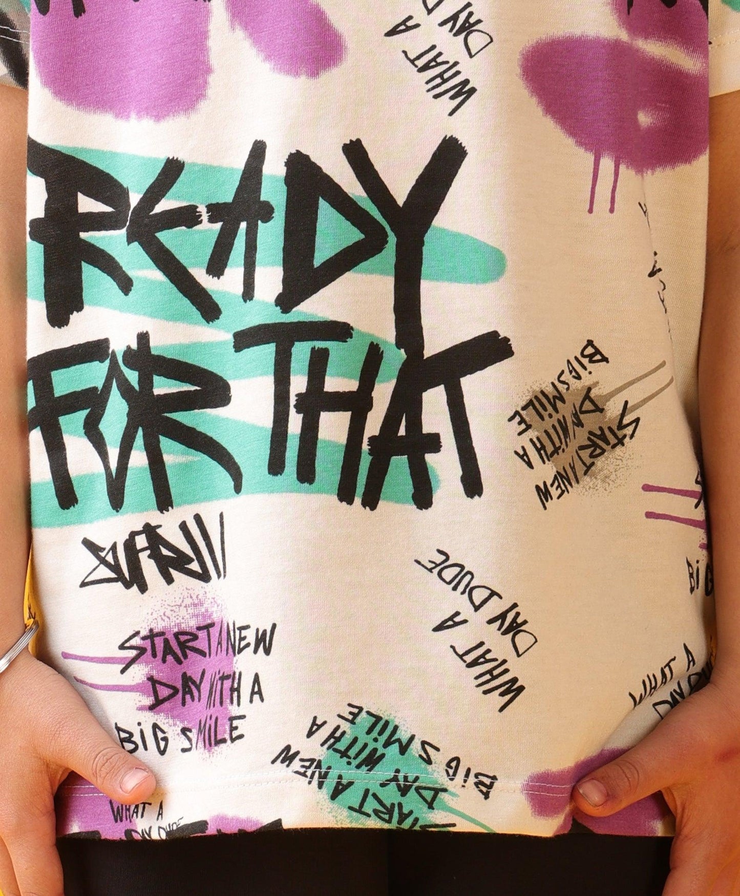 READY FOR THAT FUN SUMMER BLACK BOYS JOGGER SET - WHITE/BLACK