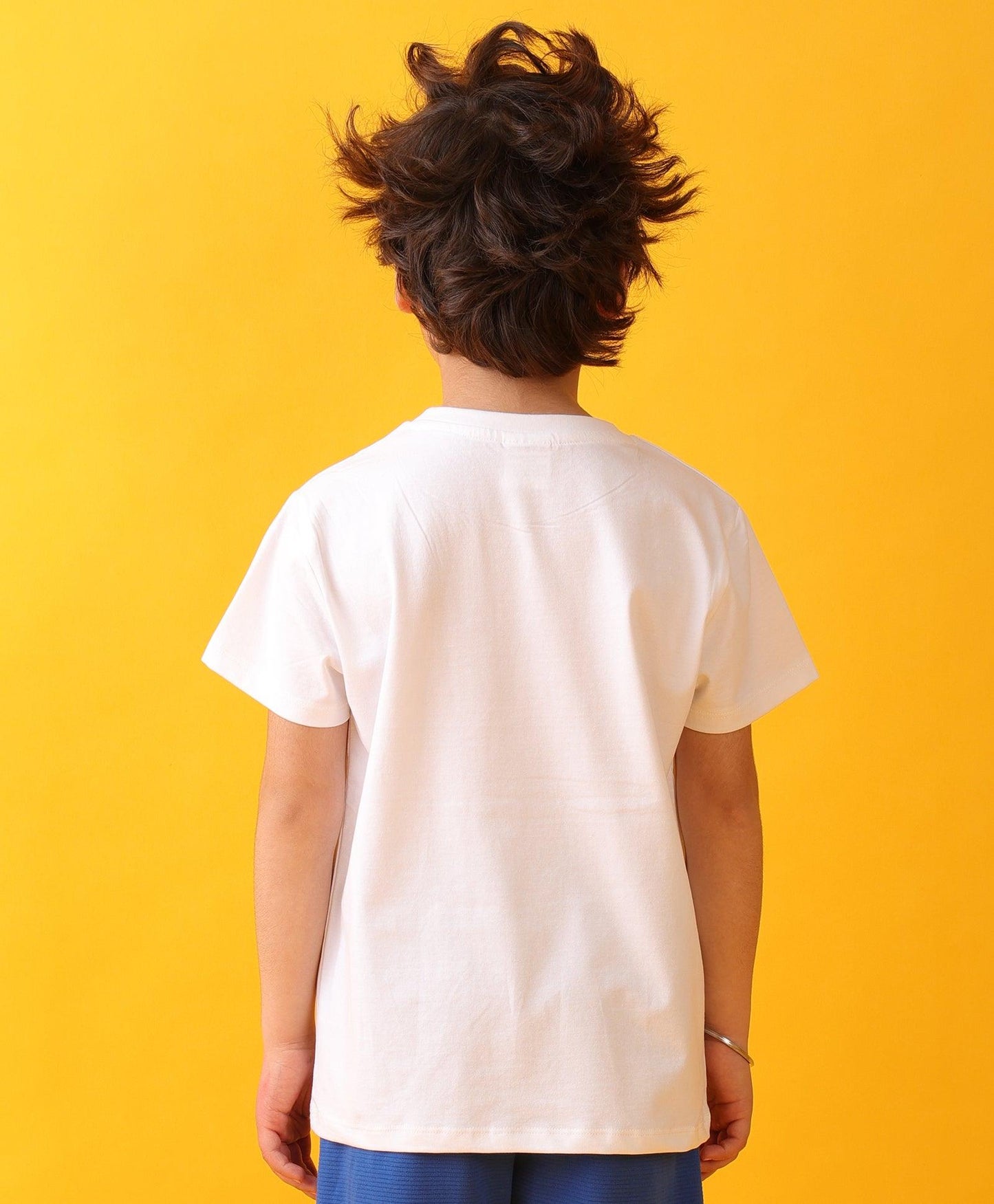 FOOTBALL TEAM SHORT SLEEVE BOYS T-SHIRT - WHITE