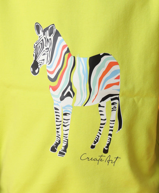 ZEBRA ROYAL SHORTS SET - LIME/ROYAL