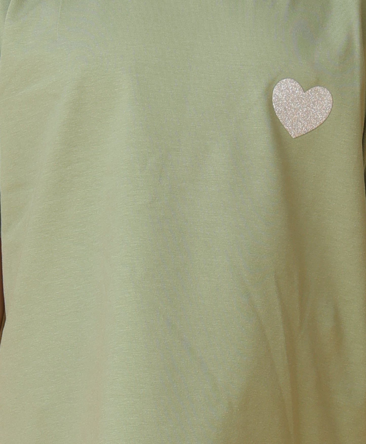 OLIVE GREEN HEART SUMMER UNICORN STAR LEGGINGS SET - OLIVE/PINK