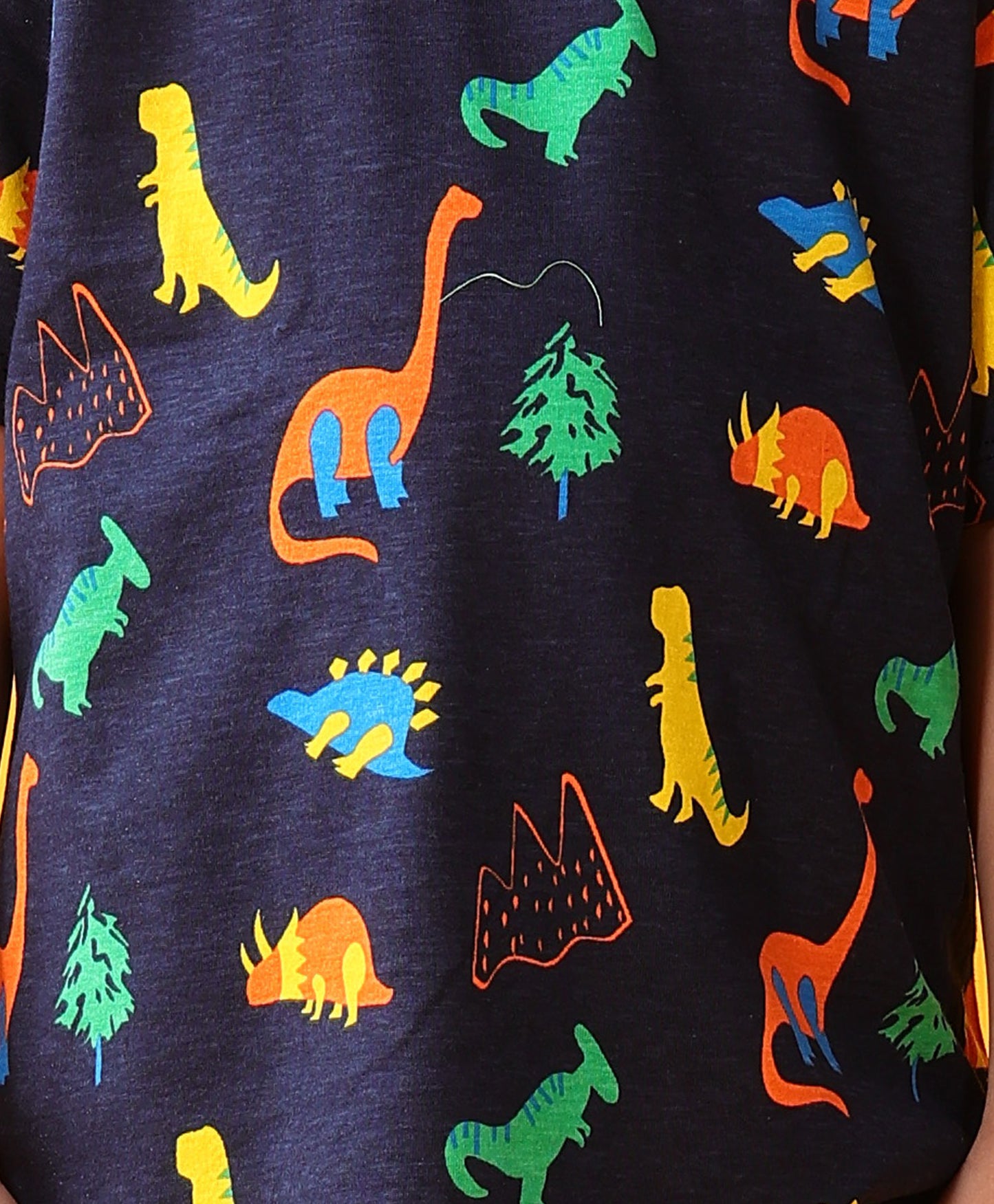 DINOSAUR FUN NAVY SLEEPWEAR SHORTS SET - NAVY