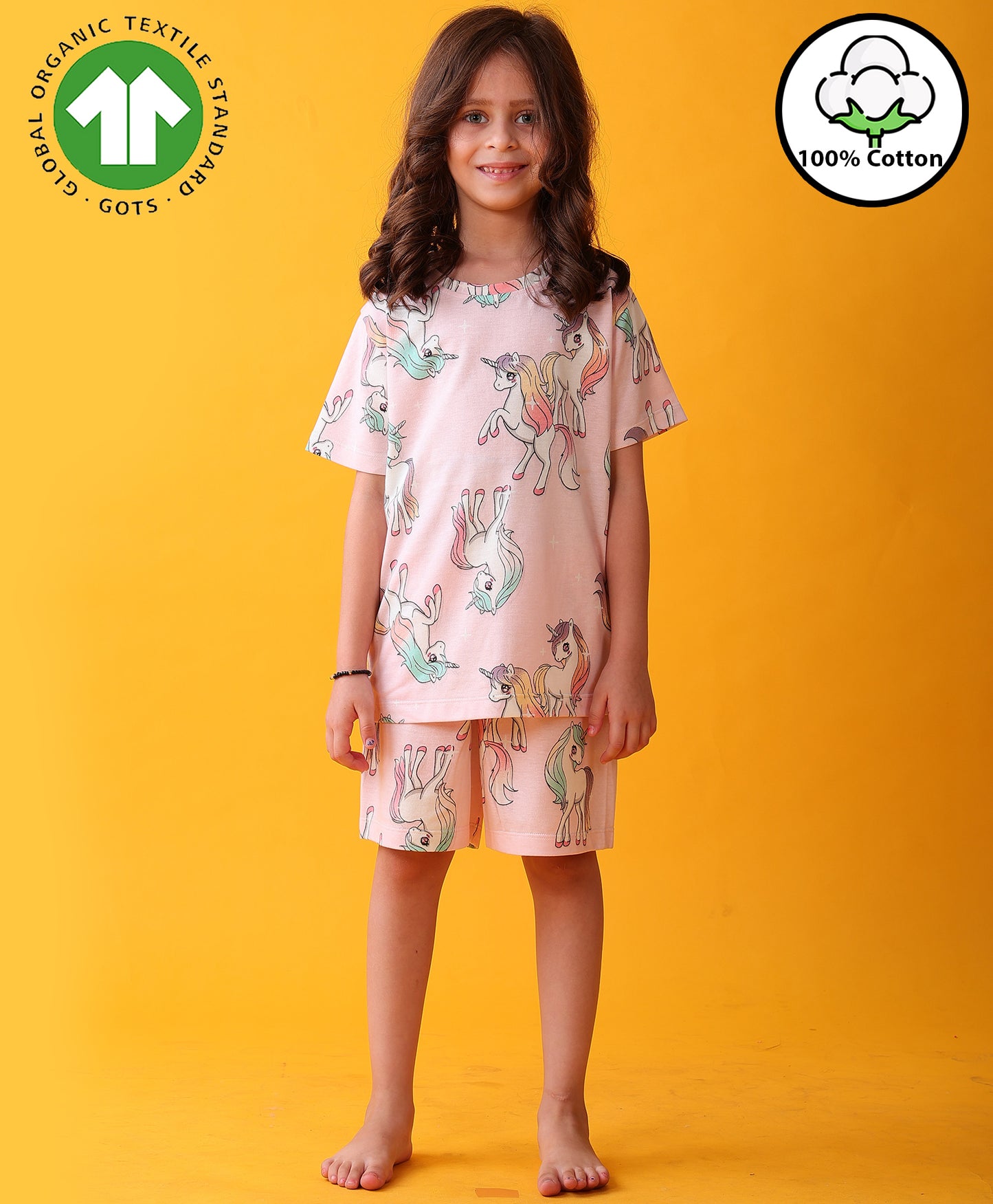 UNICORN STAR SLEEPWEAR SHORT SET - PINK