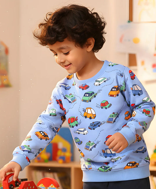 CARS SKY FLEECE BOYS SWEATSHIRT - SKY