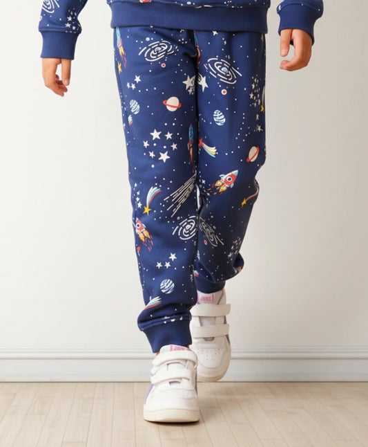SOLAR DREAMS GIRLS FLEECE JOGGER - BLUE