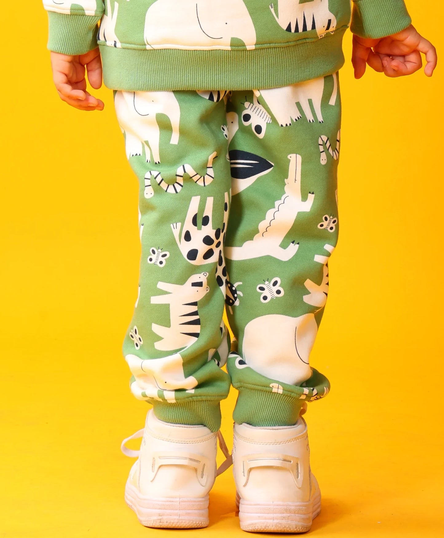 ANIMAL GREEN FLEECE BOYS JOGGER - GREEN
