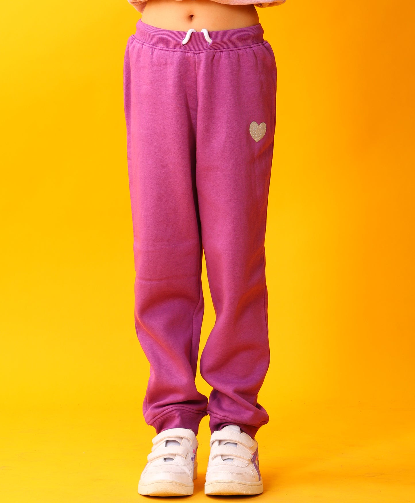 PURPLE HEART GIRLS FLEECE JOGGER - PURPLE