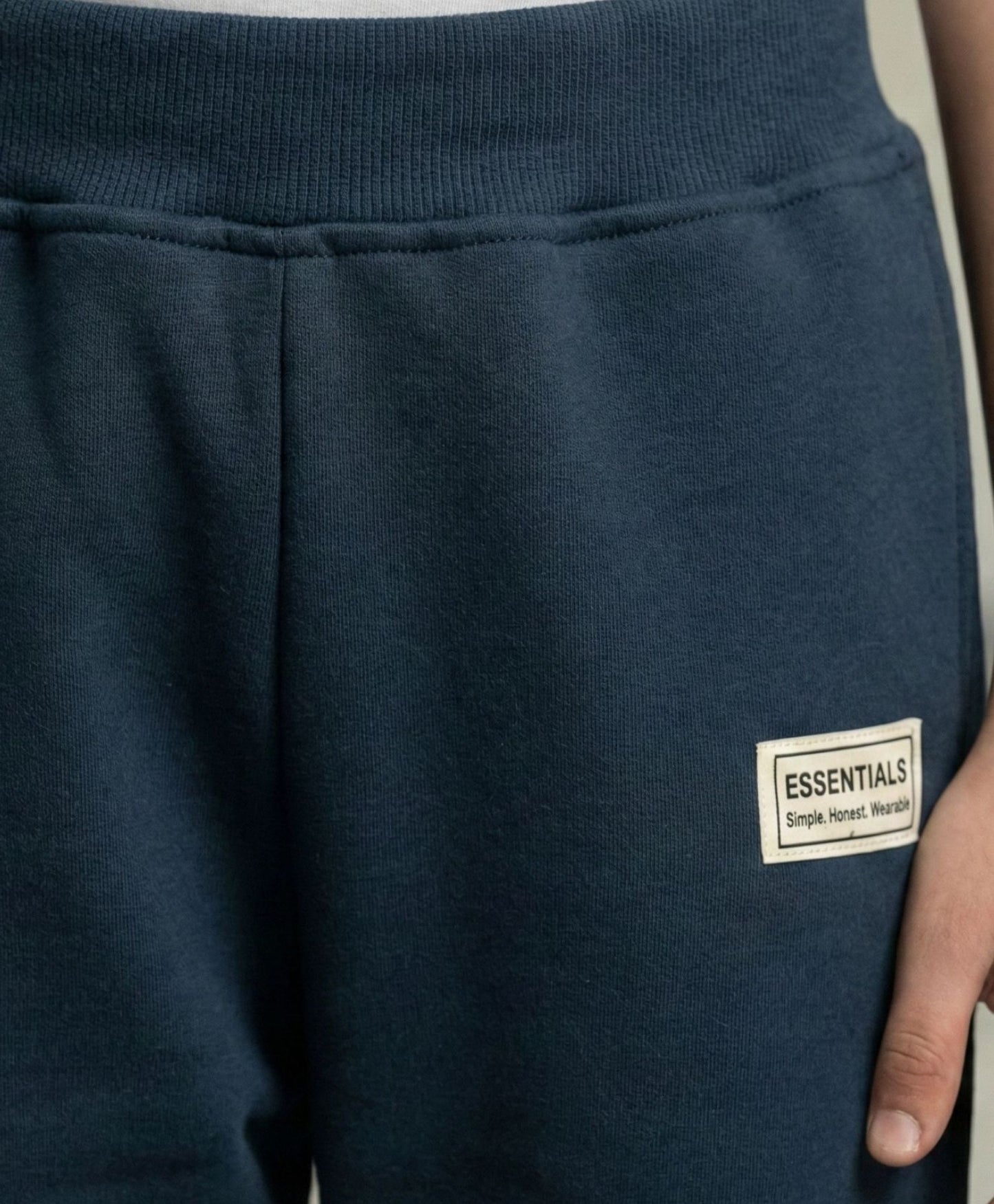 WEARABLE ESSENTIAL GIRLS FLEECE JOGGER - TEAL - Anthrilo