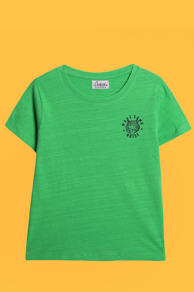 GAMER WHITE AND MAKE SOME NOISE GREEN SHORT SLEEVE T-SHIRT (PACK OF 2) - Anthrilo India