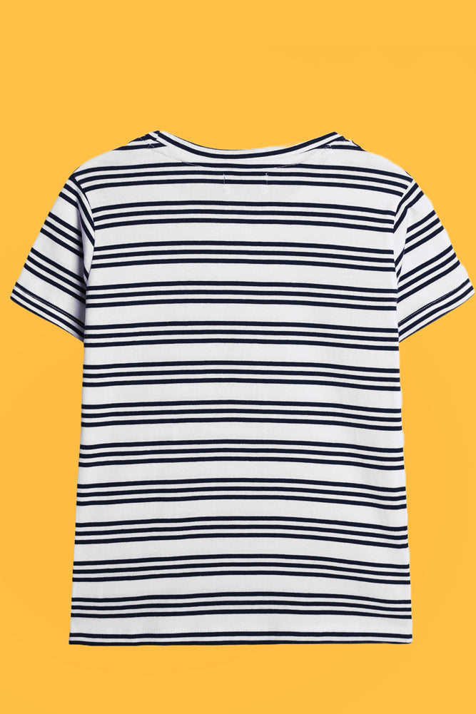 FOOTBALL LIME AND BLUE STRIPED SHORT SLEEVE T-SHIRT (PACK OF 2) - Anthrilo India