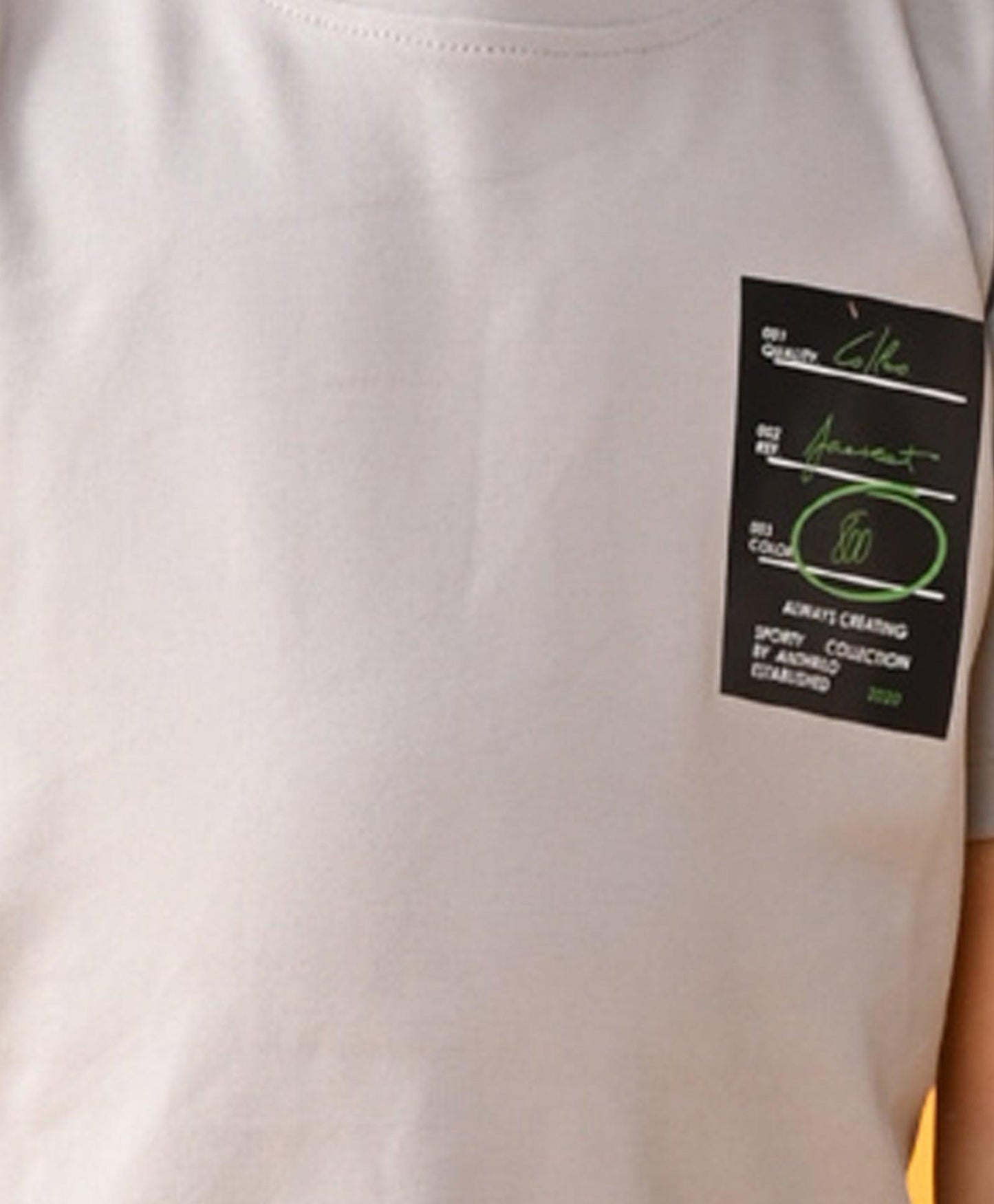 SPORTY COLLECTION SUMMER BOYS INTERLOCK BOYS T-SHIRTS - GREY