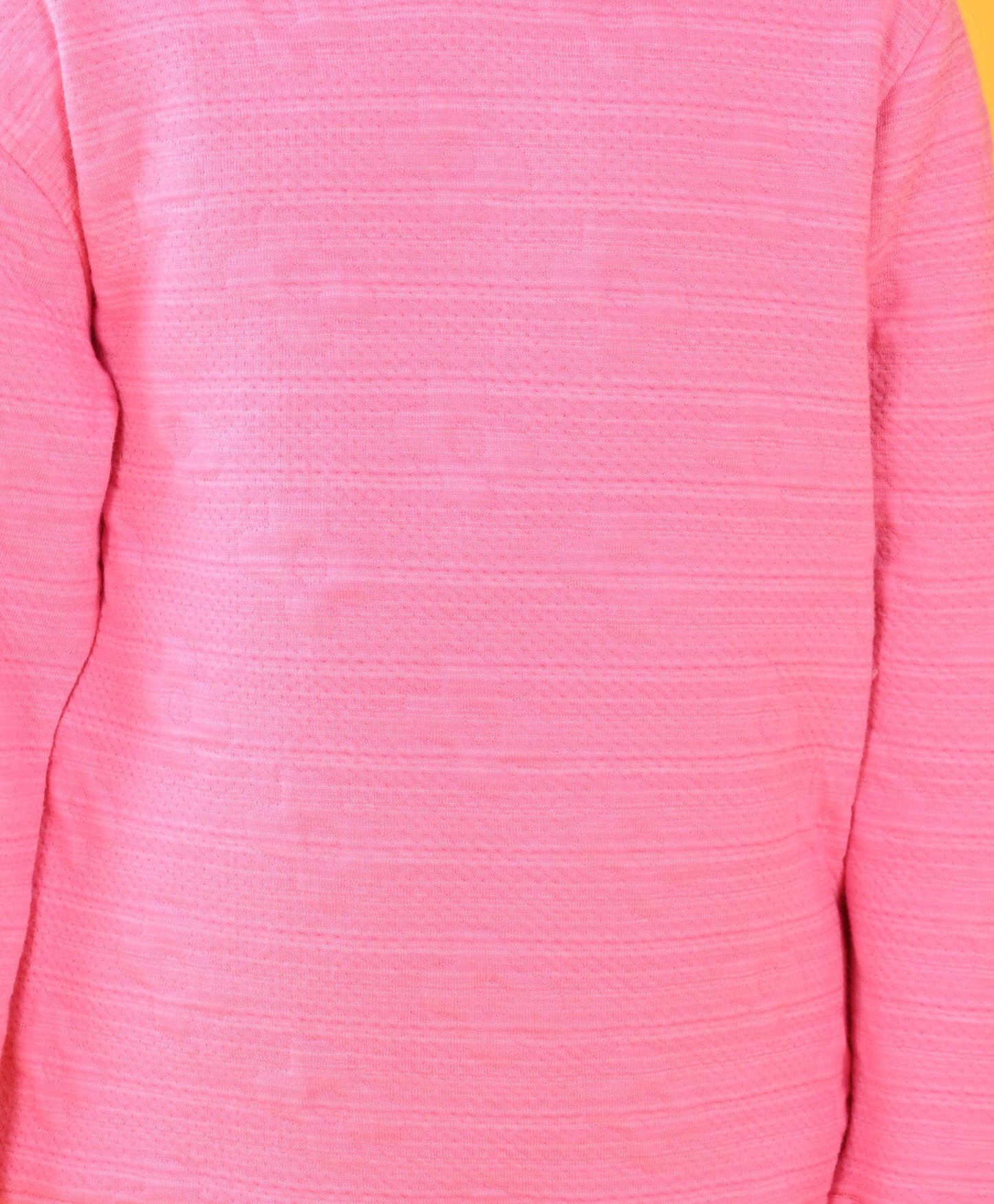 PINK FLOWER QUILTED GIRLS HOODIE ECRU FLEECE JOGGER SET - PINK / ECRU - Anthrilo