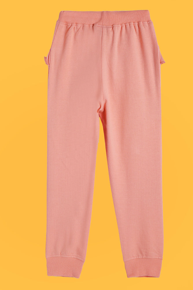 PEACH RAINBOW RAIN AND PRETTY PEACH FRILL JOGGER (PACK OF 2) - Anthrilo India