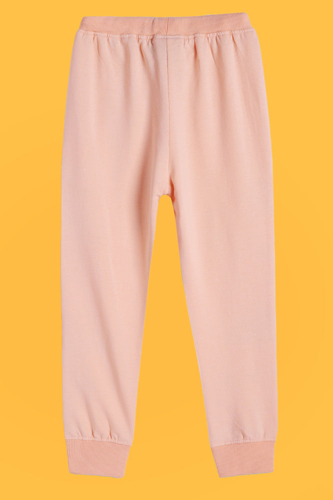 PEACH RAINBOW RAIN AND PRETTY PEACH FRILL JOGGER (PACK OF 2) - Anthrilo India
