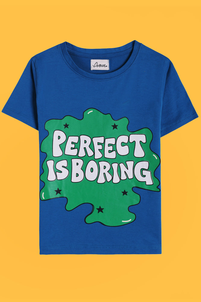 PERFECT IS BORING BLUE AND ARGENTINA SHORT SLEEVE T-SHIRT (PACK OF 2) - Anthrilo India