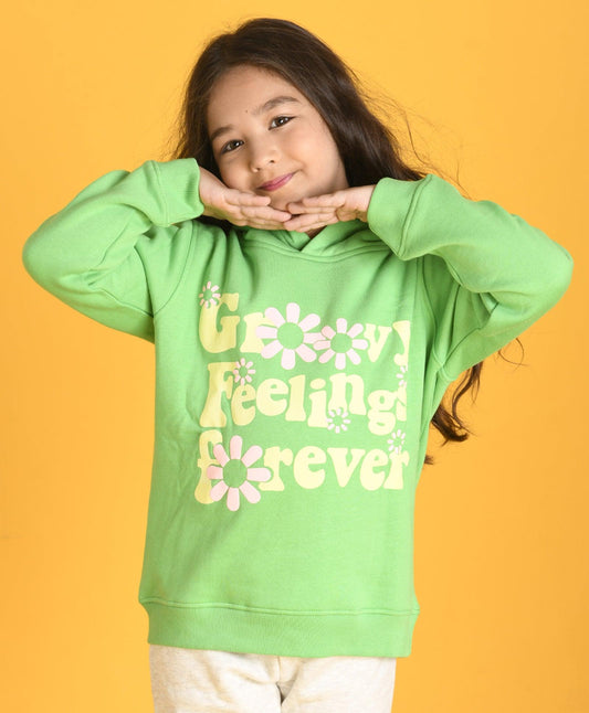 GROOVY FEELINGS HOODIE LEGGINGS SET - GREEN/GREY - Anthrilo Design House