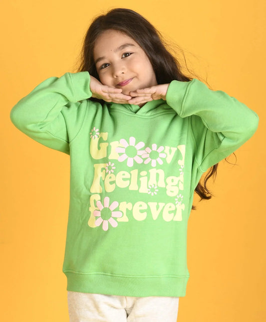 GROOVY FEELINGS HOODIE LEGGINGS SET - GREEN/GREY - Anthrilo Design House