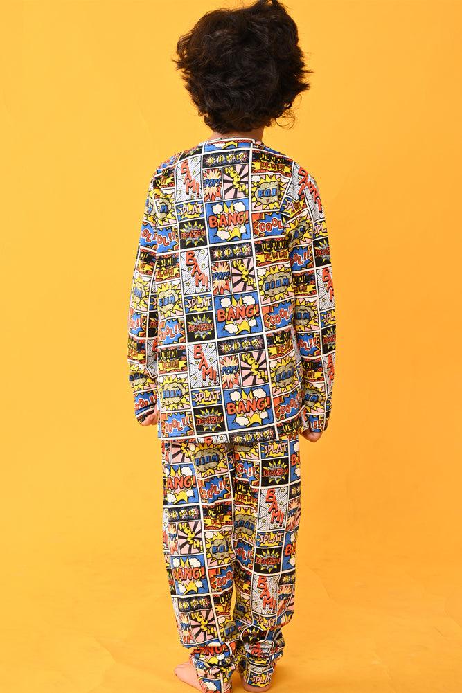 SUPERHERO AND DINOSAUR CHRISTMAS LONG SLEEVE PYJAMA SET (PACK OF 2) - Anthrilo India