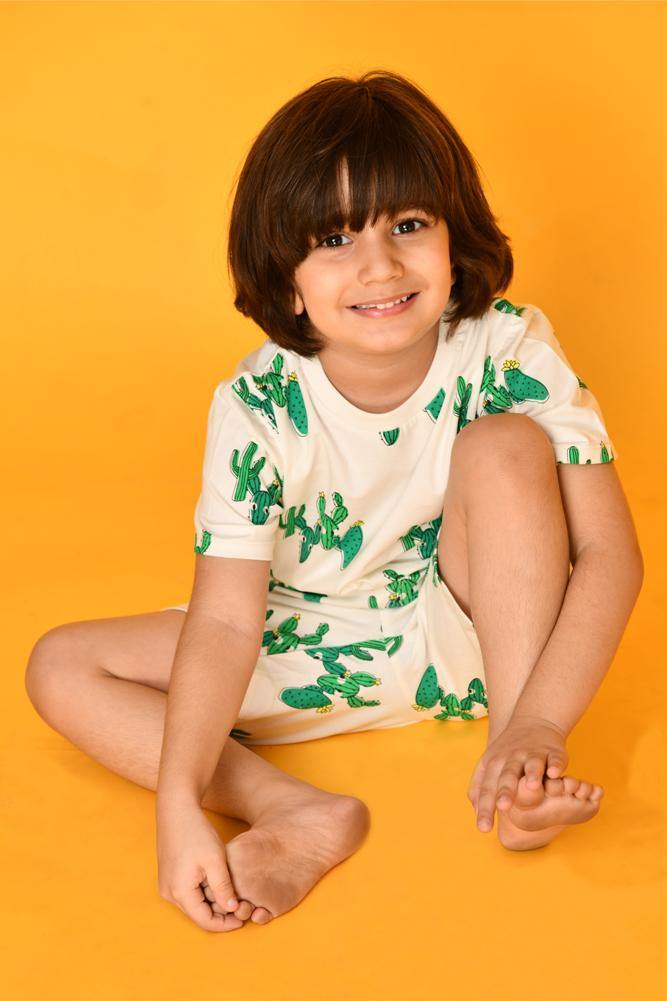 CACTUS BOYS PYJAMA SET - Anthrilo