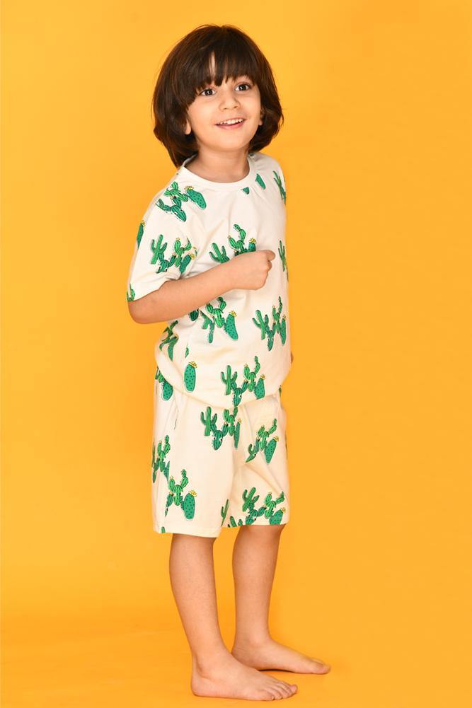CACTUS BOYS PYJAMA SET - Anthrilo