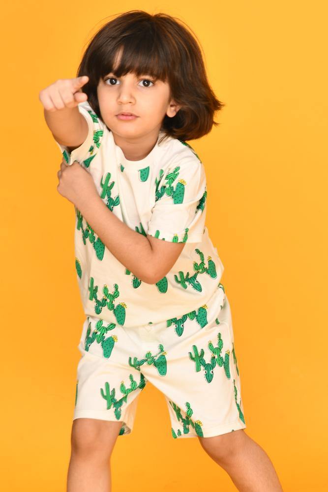 CACTUS BOYS PYJAMA SET - Anthrilo